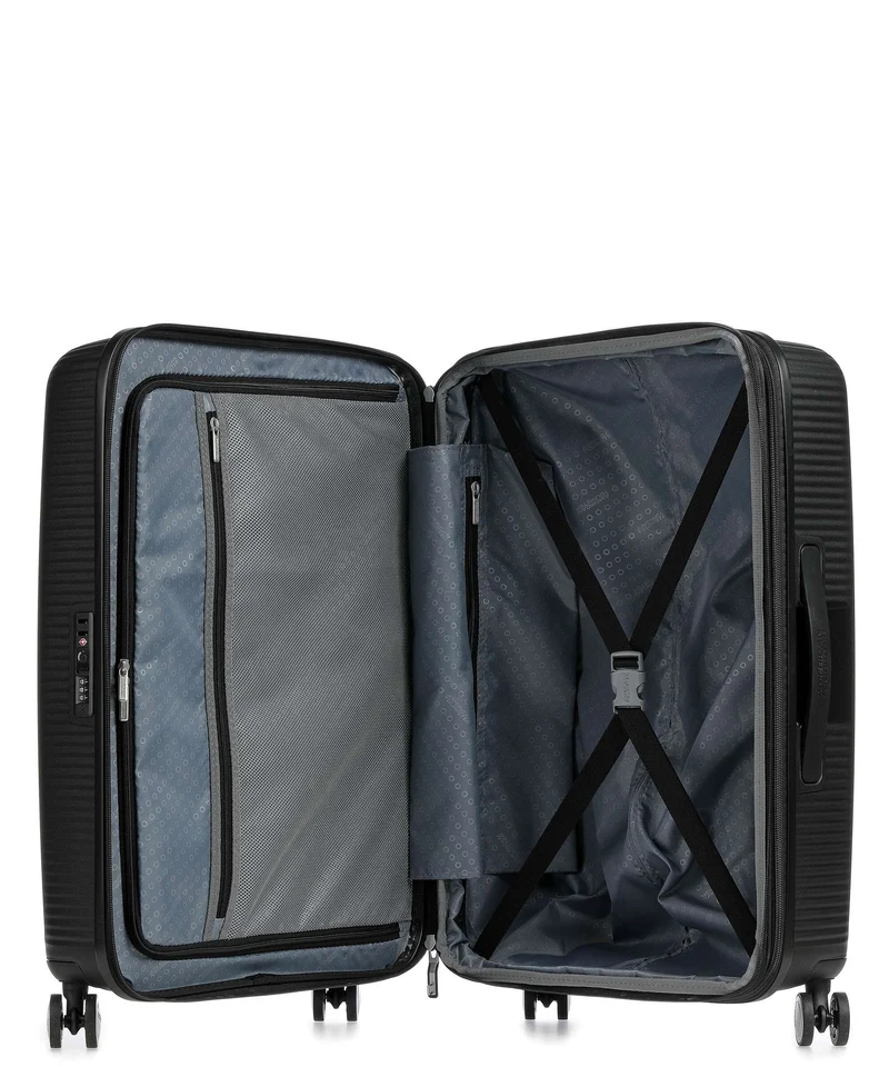 American Tourister Soundbox 4-Rollen Trolley bass black