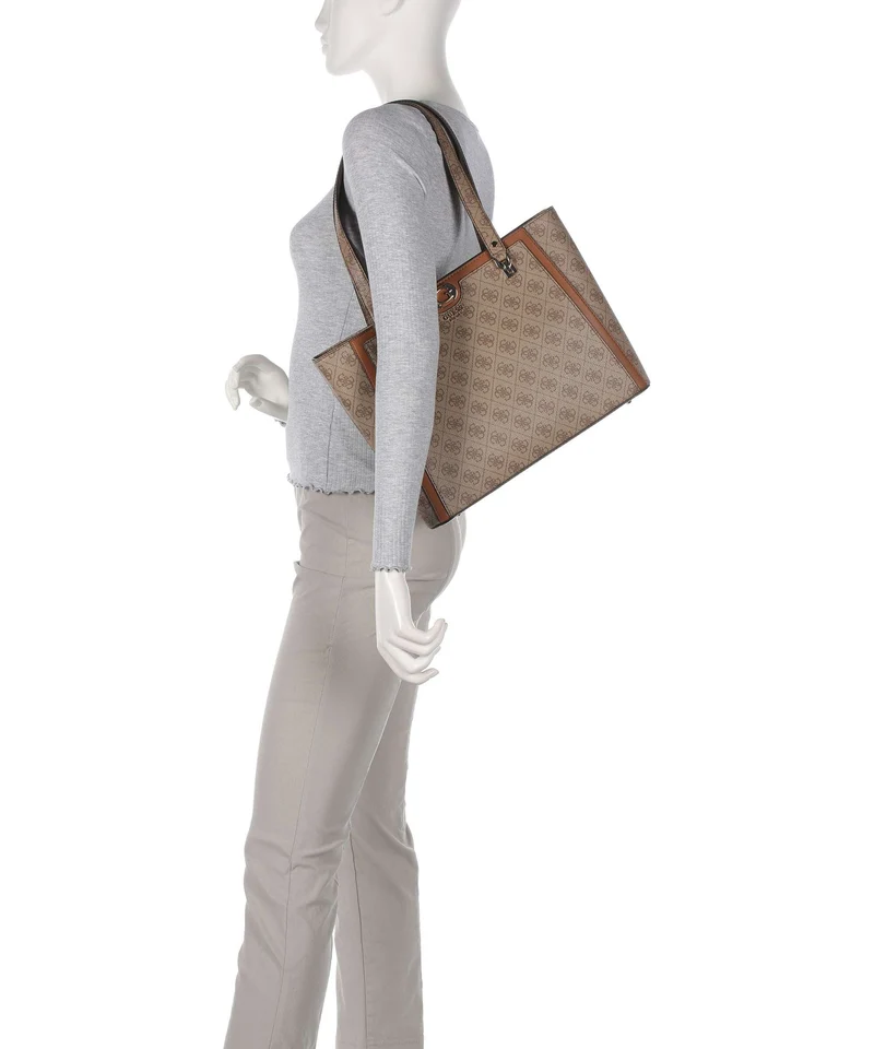 Guess Orlina 4G Logo Shopper latte logo/brown