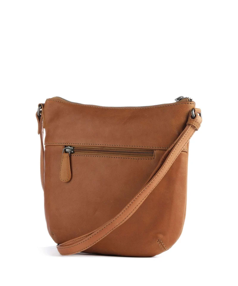 The Chesterfield Brand Wax Pull Up Cow Redding Umhängetasche cognac