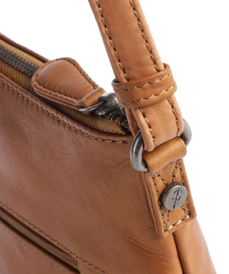 The Chesterfield Brand Wax Pull Up Cow Redding Umhängetasche cognac