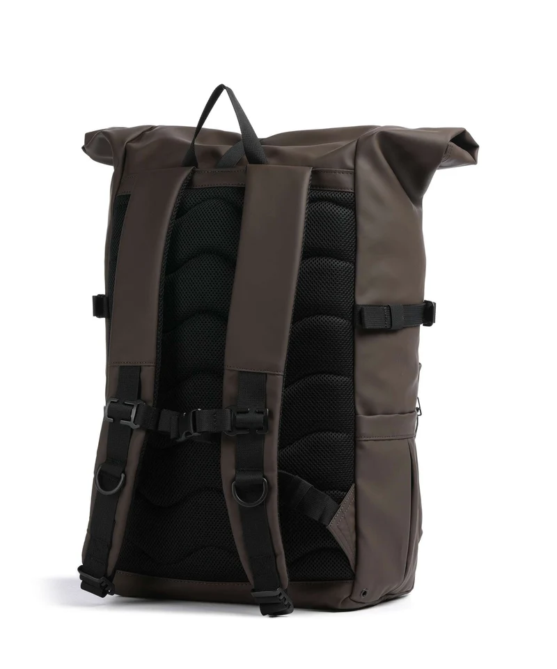 Sandqvist Stream L Rolltop Rucksack brown