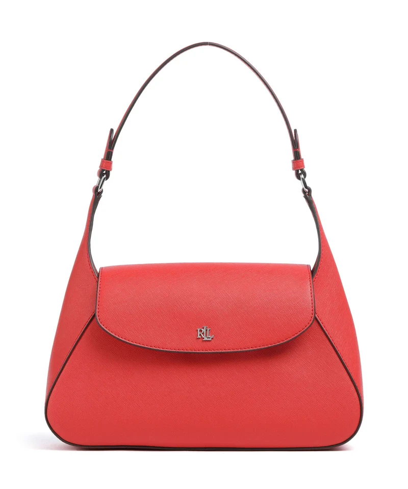 Lauren Ralph Lauren Schylar Medium Schultertasche bright vermillion