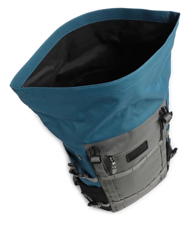 Doughnut Paratrooper Rolltop Rucksack grey/teal