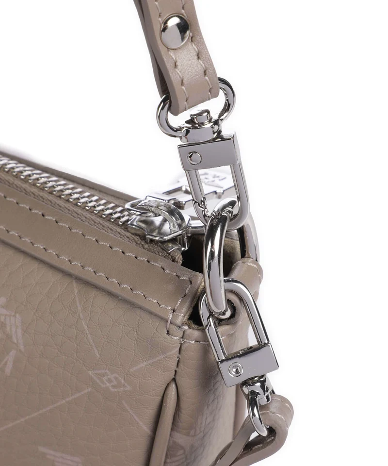Maison Mollerus Pecarus Missy Schultertasche taupe/rosé/silber