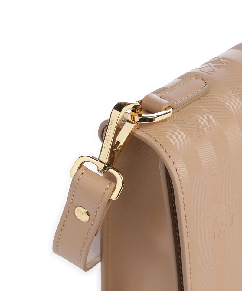Maison Mollerus Vinerus Melide Umhängetasche cappuccino beige/nastro