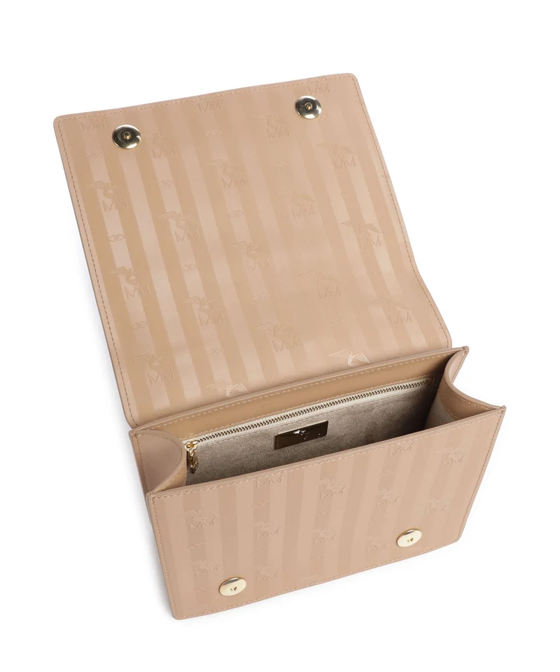 Maison Mollerus Vinerus Melide Umhängetasche cappuccino beige/nastro