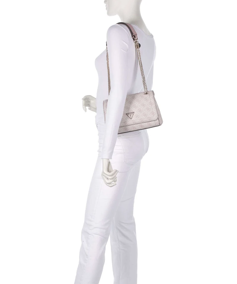 Guess Noelle Schultertasche orchid logo
