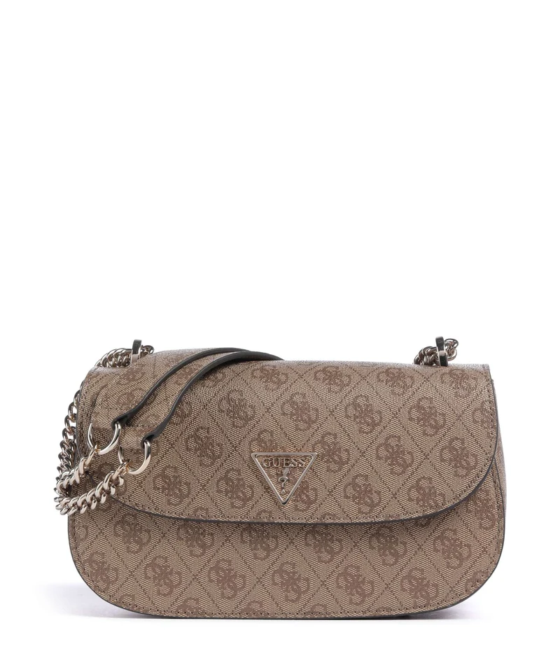 Guess Erica Schultertasche latte logo
